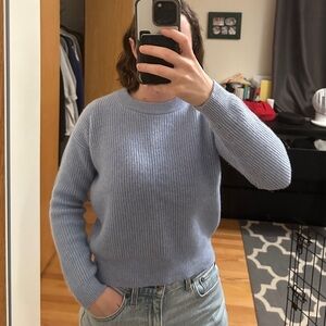 Everlane Ribbed Cashmere Crew Sweater